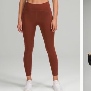NWOT Lululemon Power Thru Leggings 23”